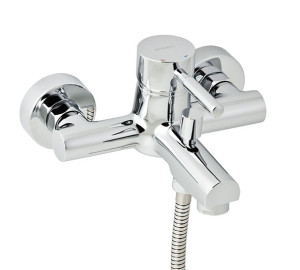Single lever bath mixer with kit